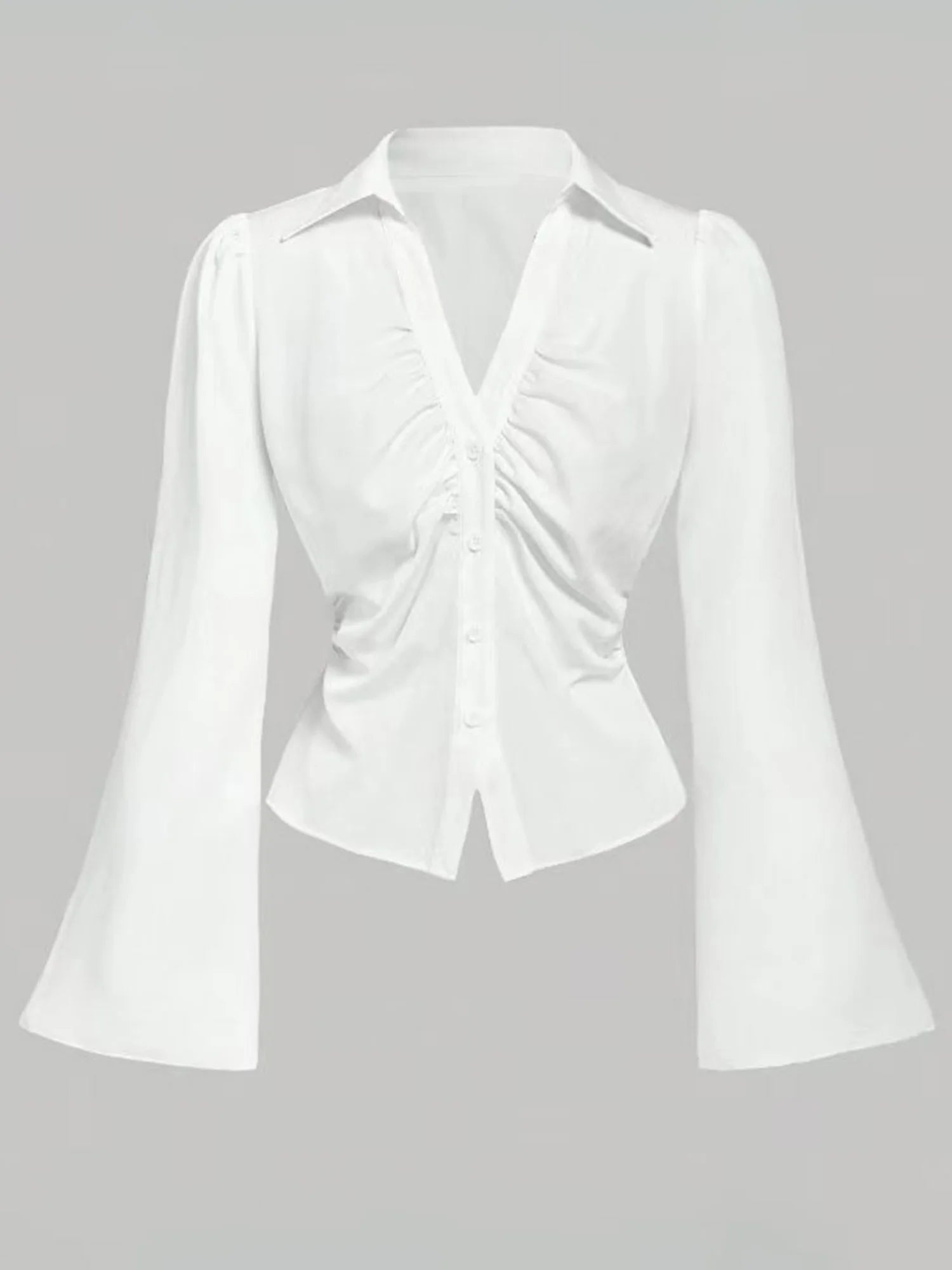 Ruffle Sleeve Blouse