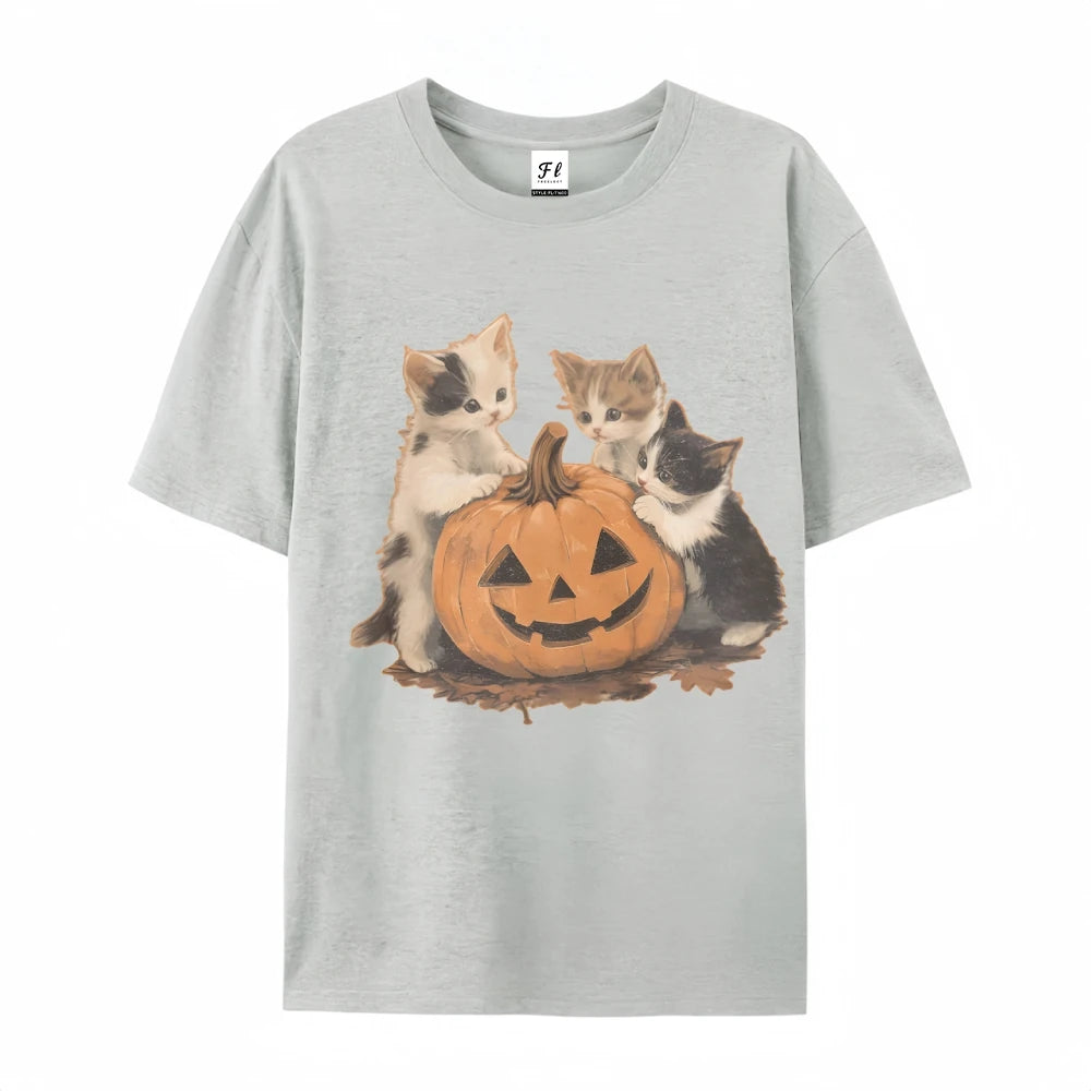 Kitty Pumpkin Tee