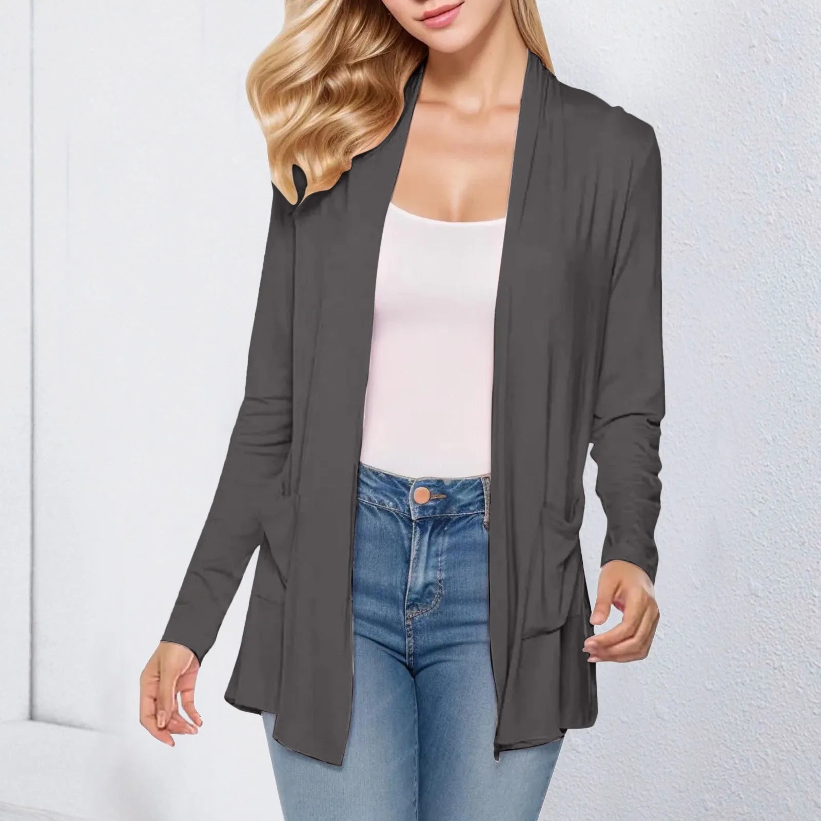 Thick Knitted Cardigan Coat