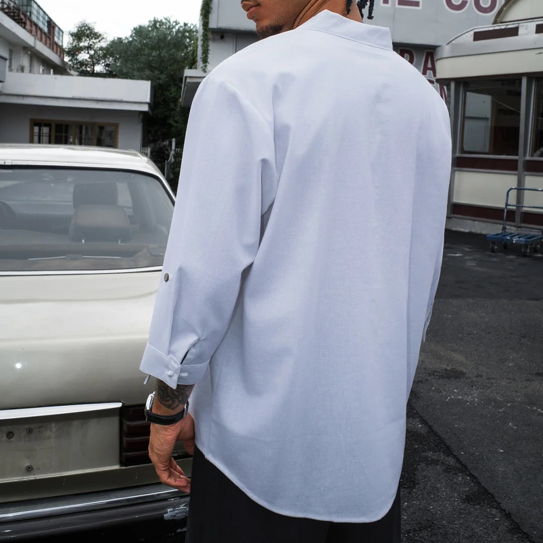 Men's Linen Short Sleeve Shirt