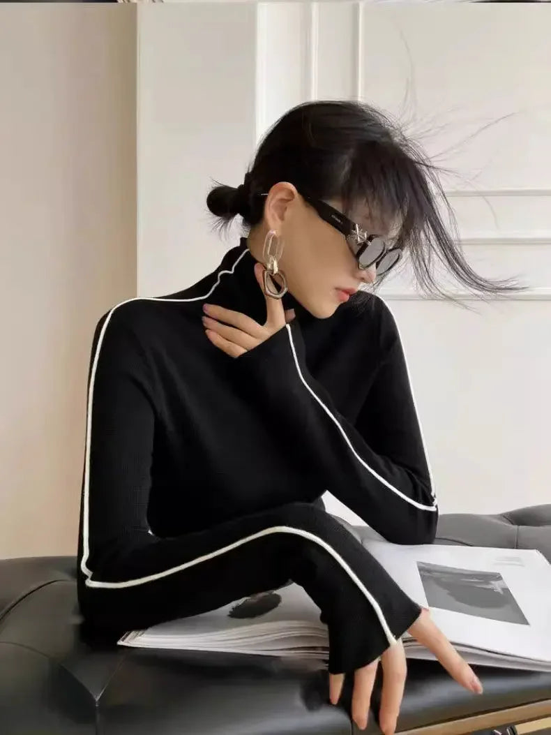 Turtleneck Office Sweater