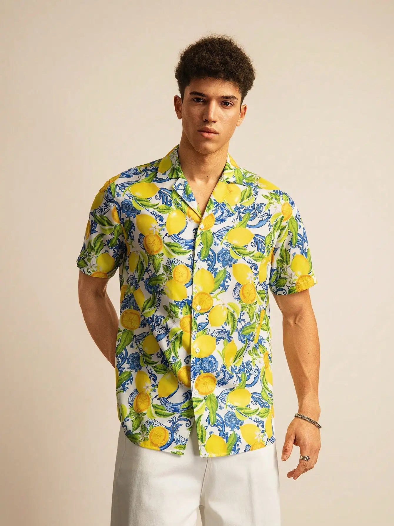 Men Summers Button Down Shirt