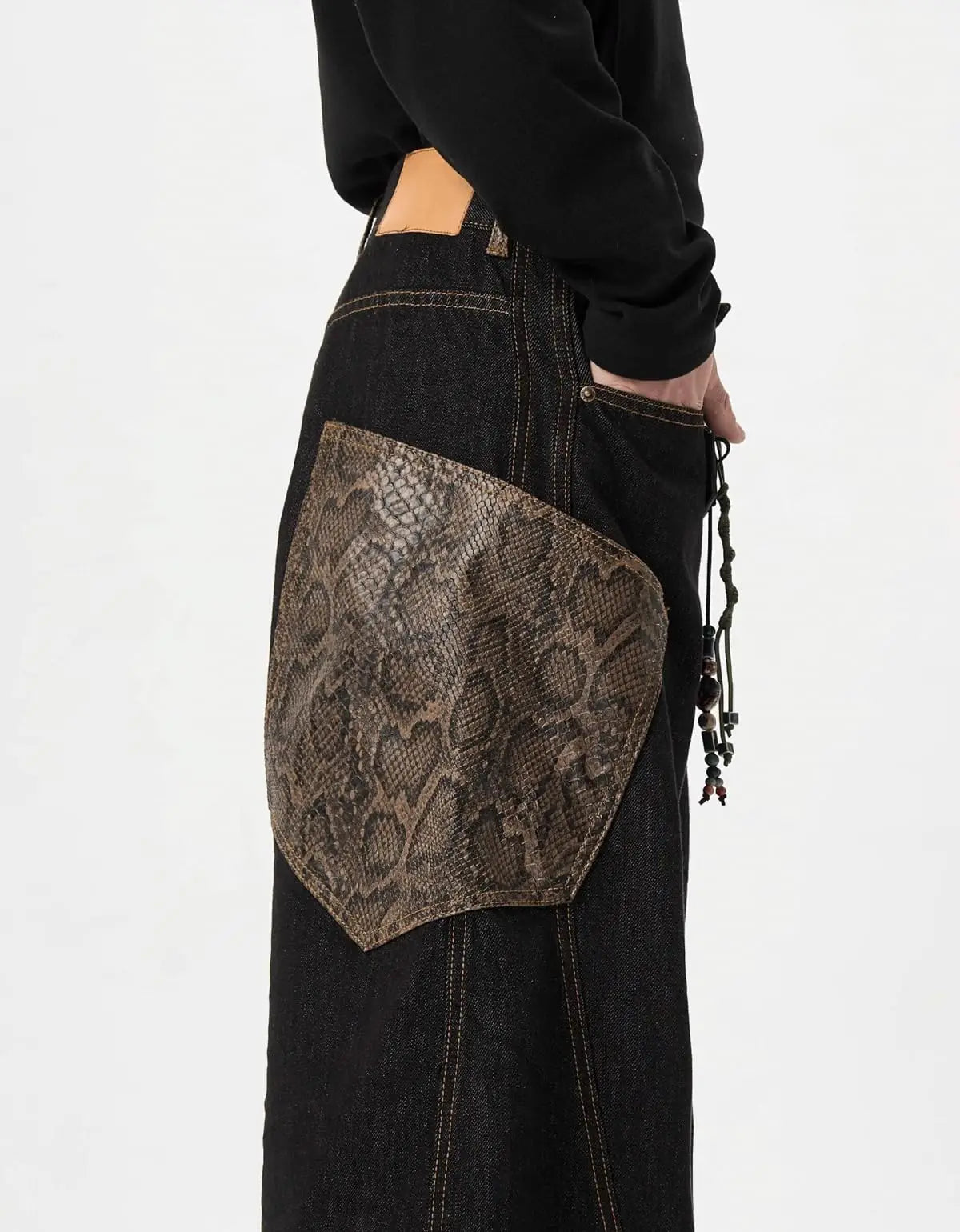Y2K baggy wide leg skater jeans