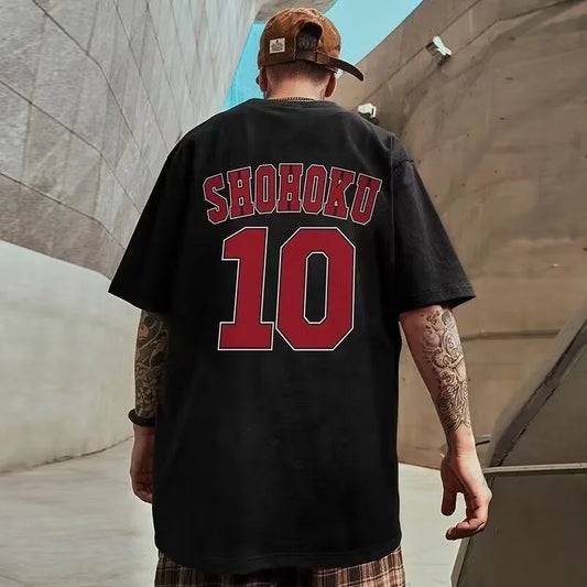 Oversize 8XL Basketball Print T-Shirt
