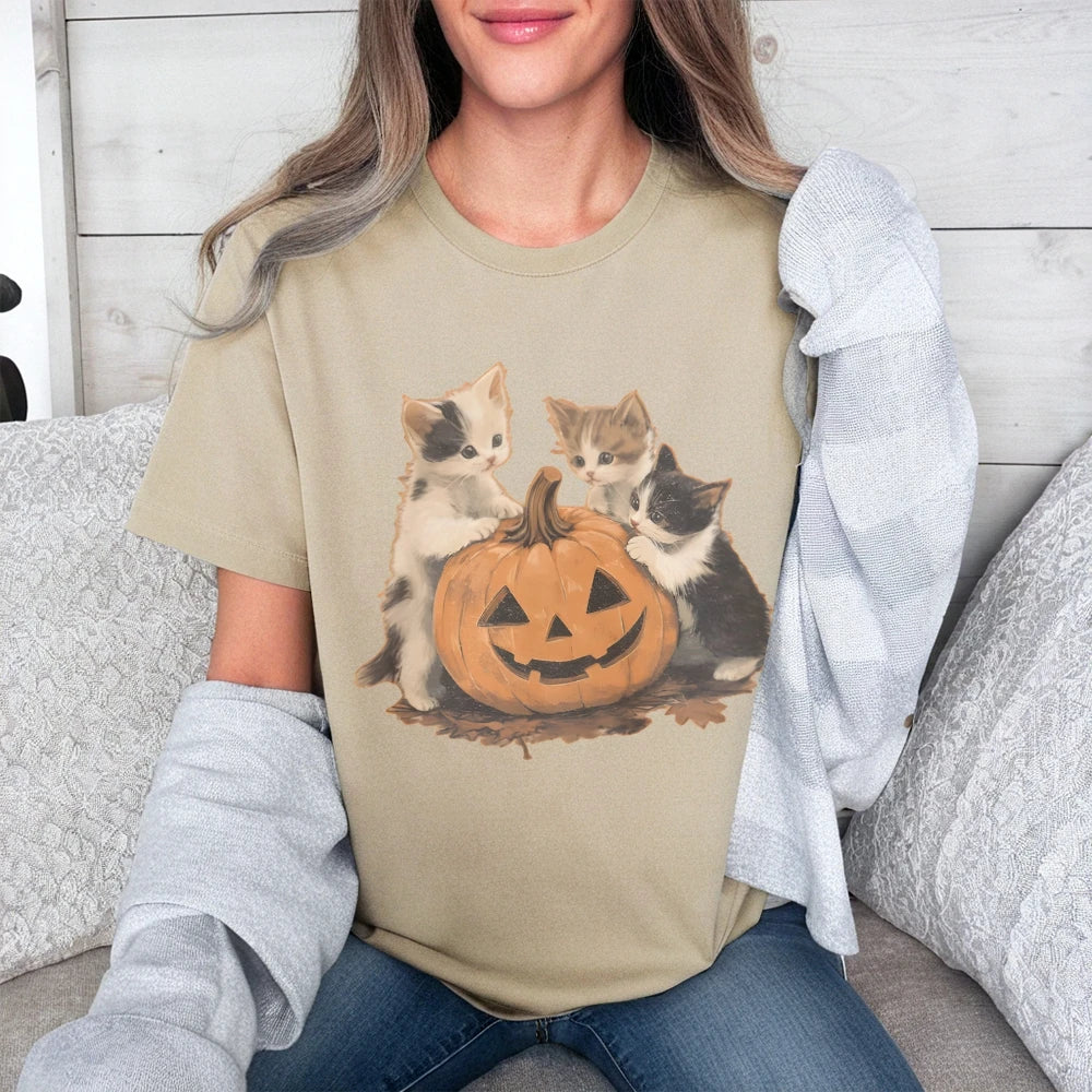 Kitty Pumpkin Tee