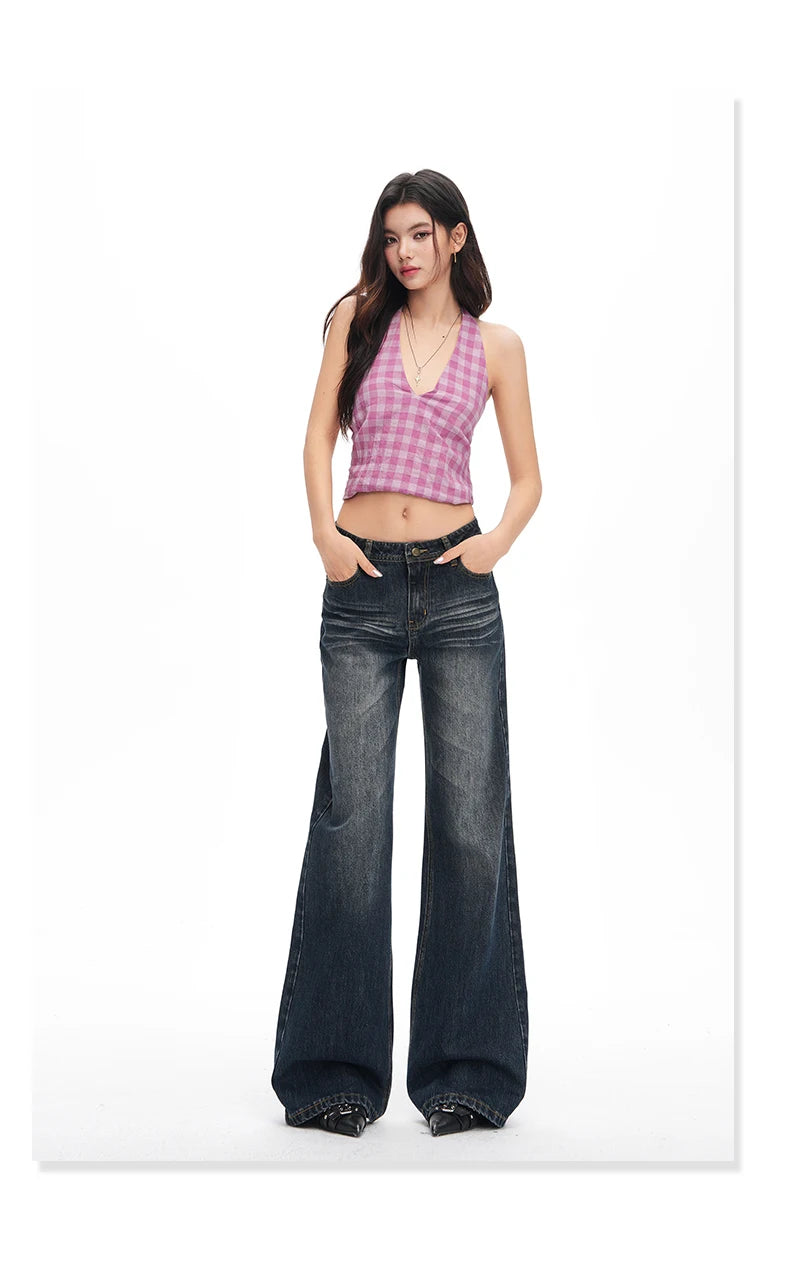 Women's Deep Blue Denim Shorts