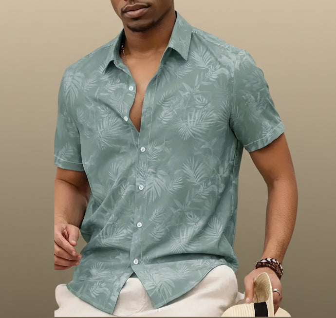 Men Tropical button down