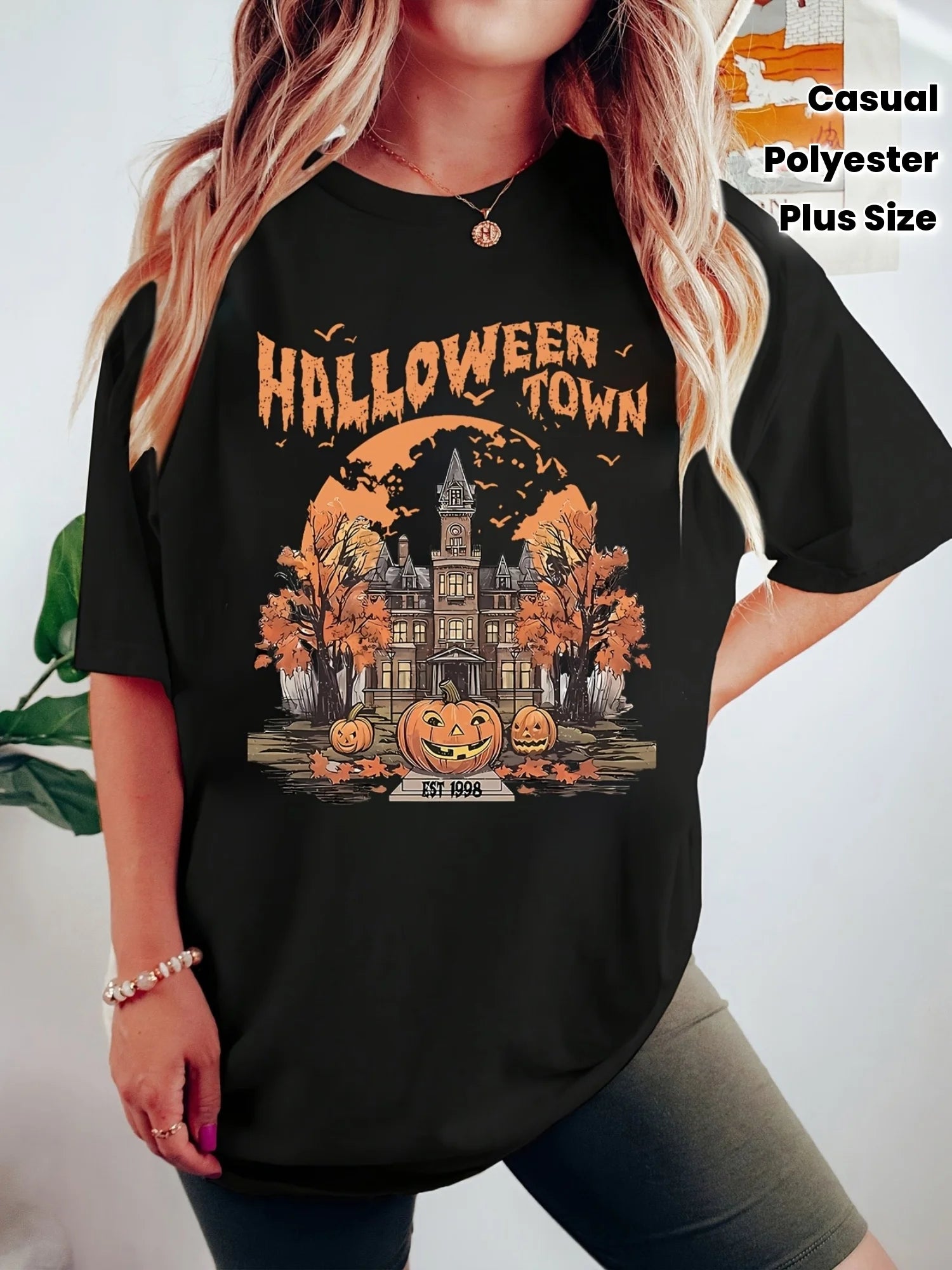 Halloween Town Graphic T-Shirt