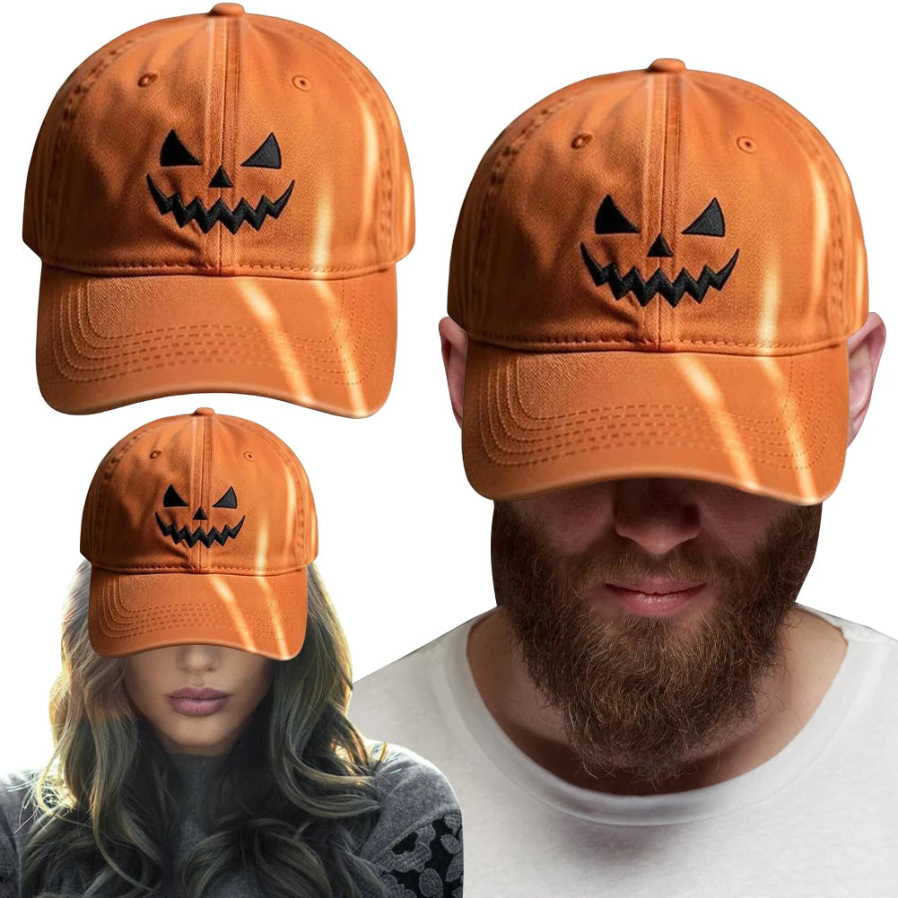 Pumpkin Embroidery Cap