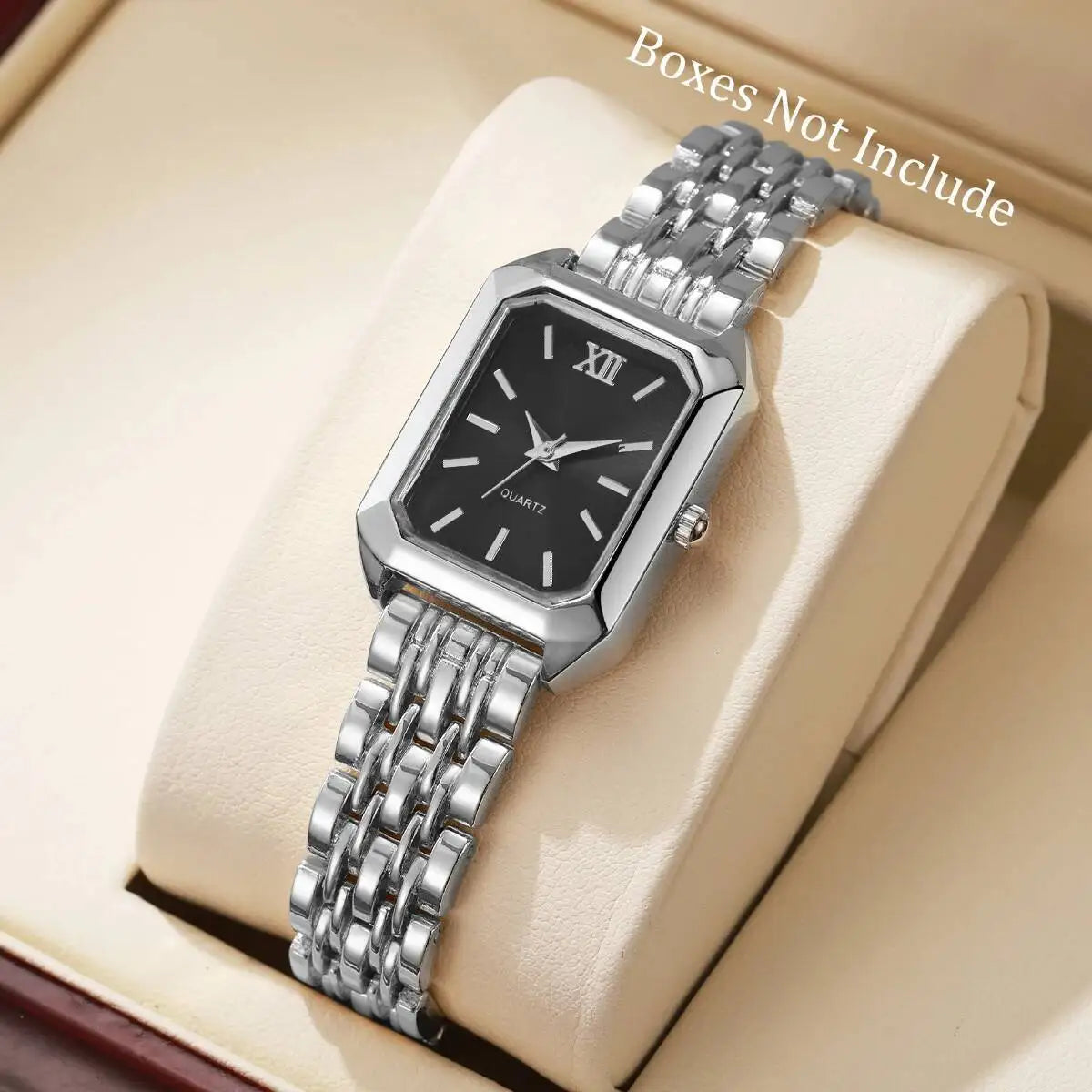 Elegant Rectangle Women’s Quartz Watch
