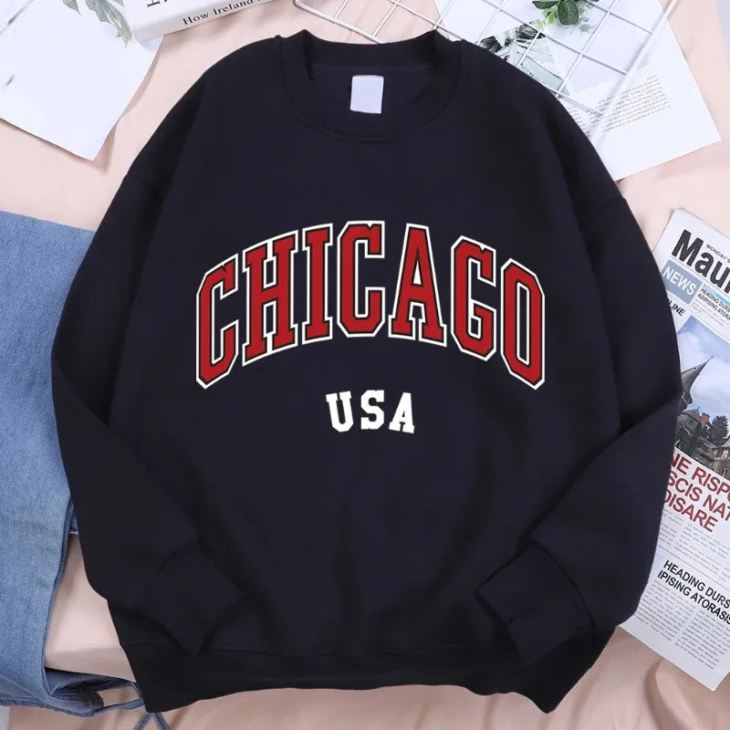 Men’s Chicago USA Graphic Fleece Sweatshirt