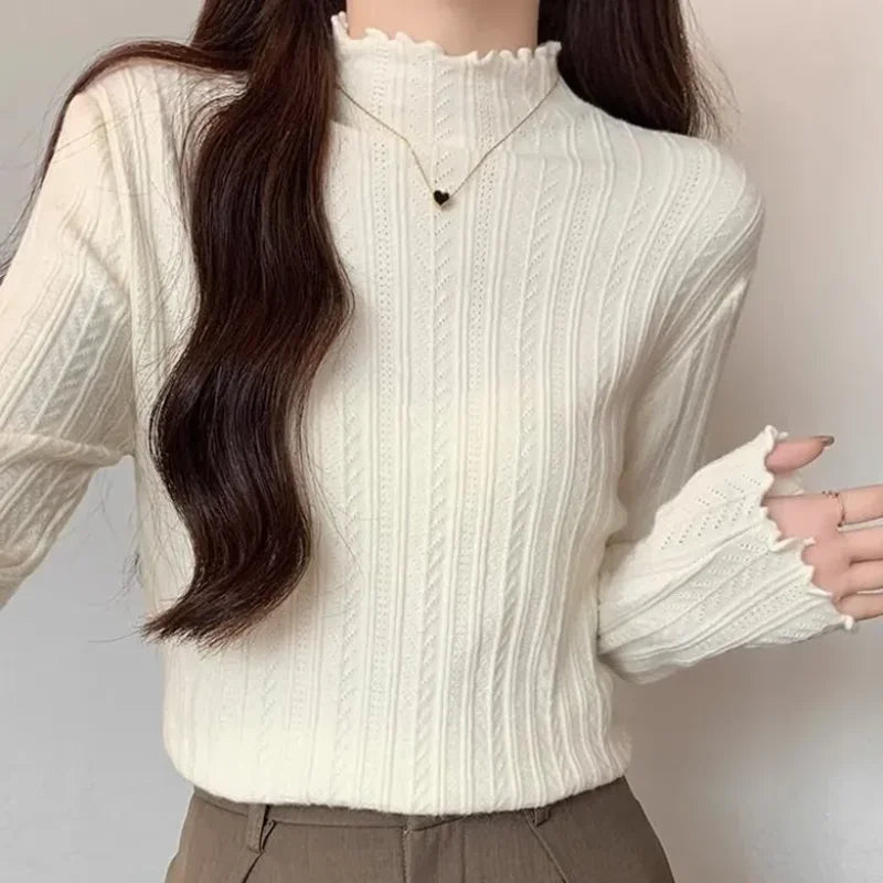 Turtleneck Knit Sweater
