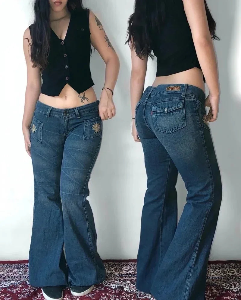 High Waist Wide Jeans