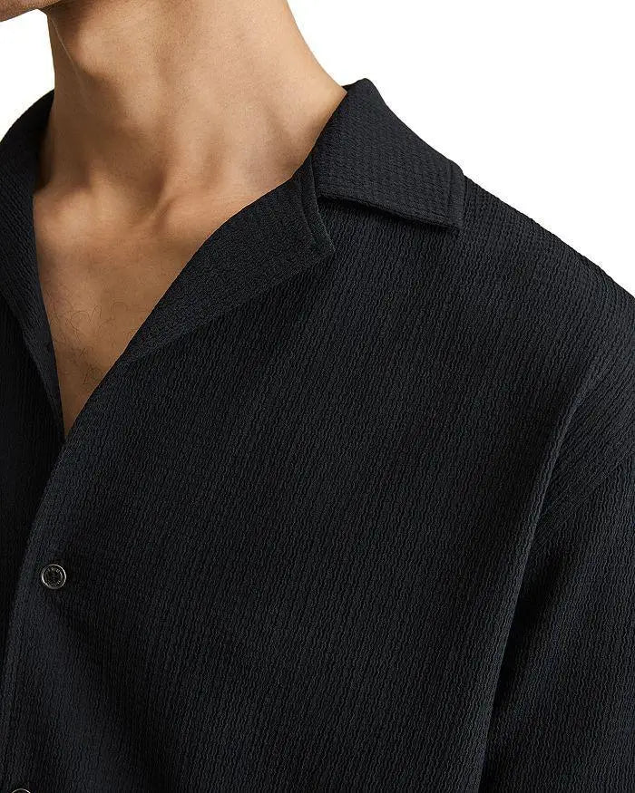 REISS | Textured Cuban Shirt