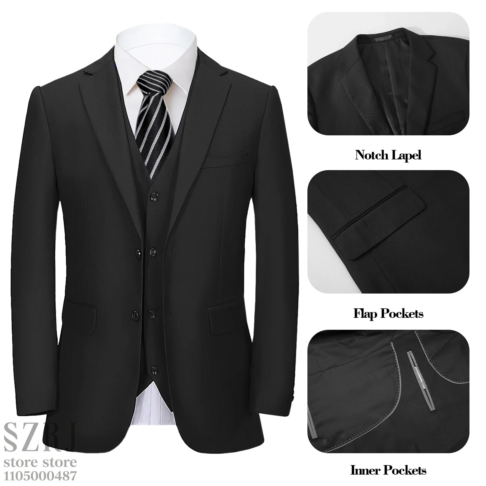 Two Button Suit Set