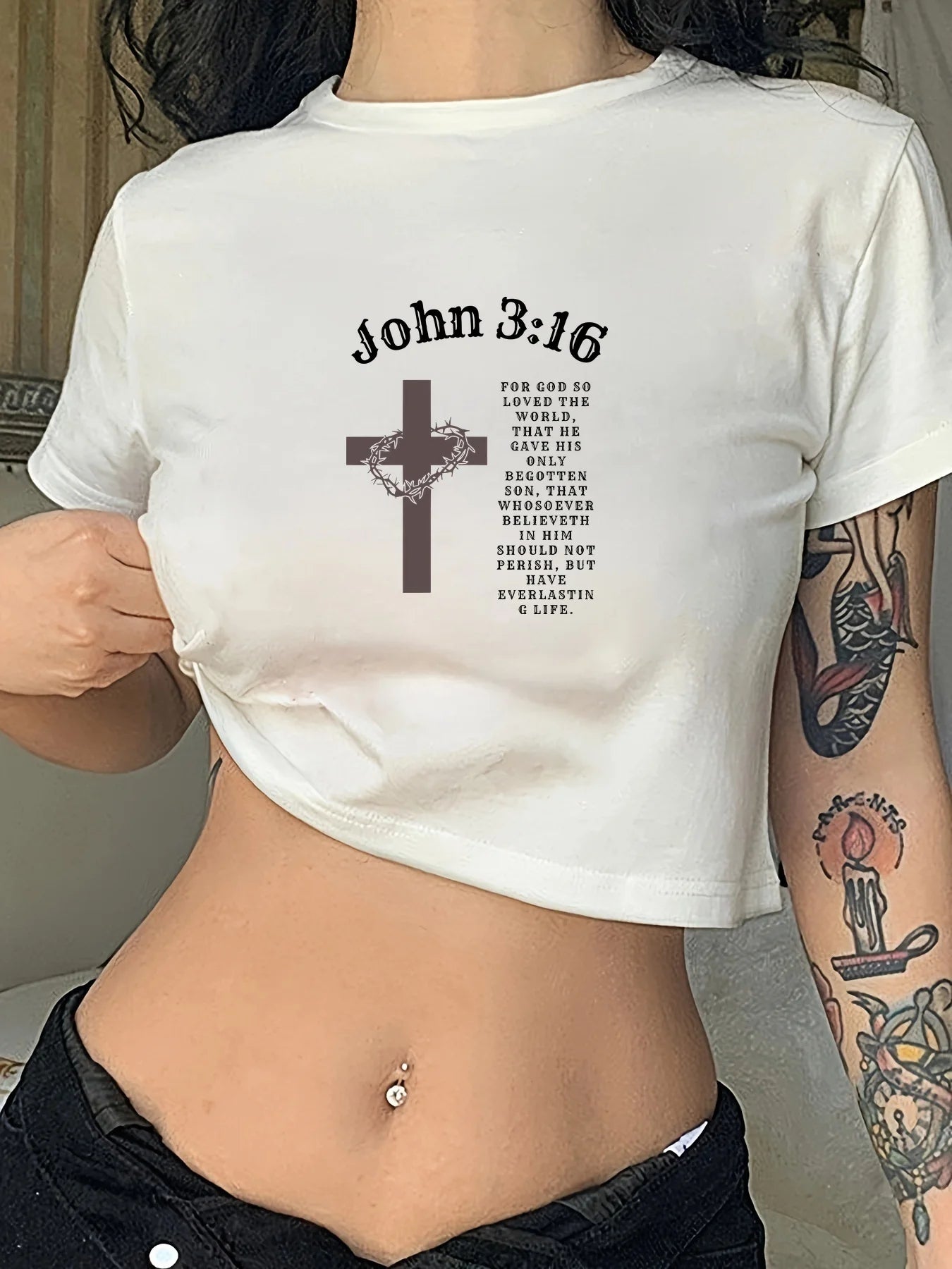 Women's Y2K Crop T-Shirt