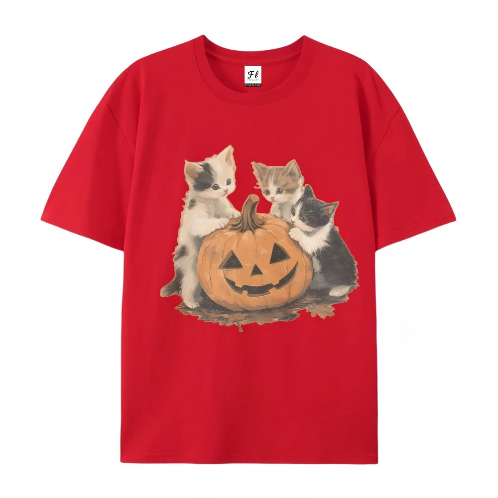 Kitty Pumpkin Tee