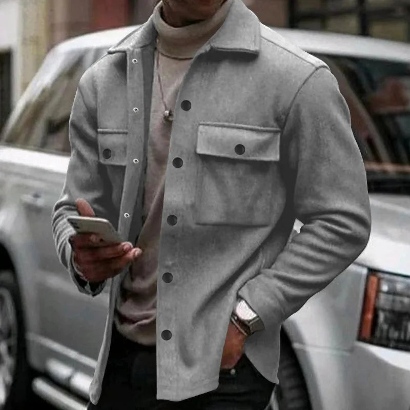 Men's Casual Shirt Jacket