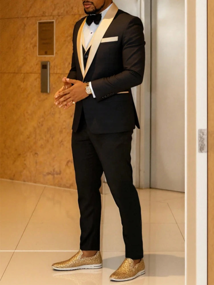 Men's Slim 3pcs Suit