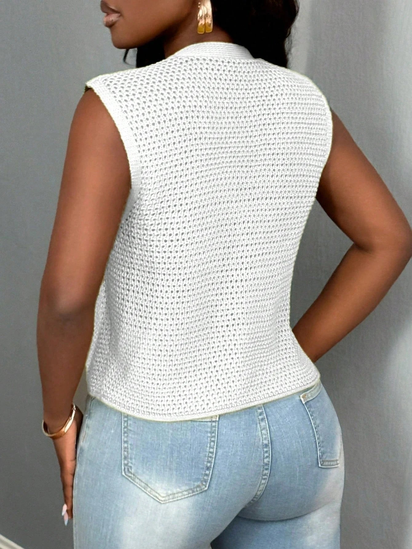 Women’s Knit Cardigan Vest