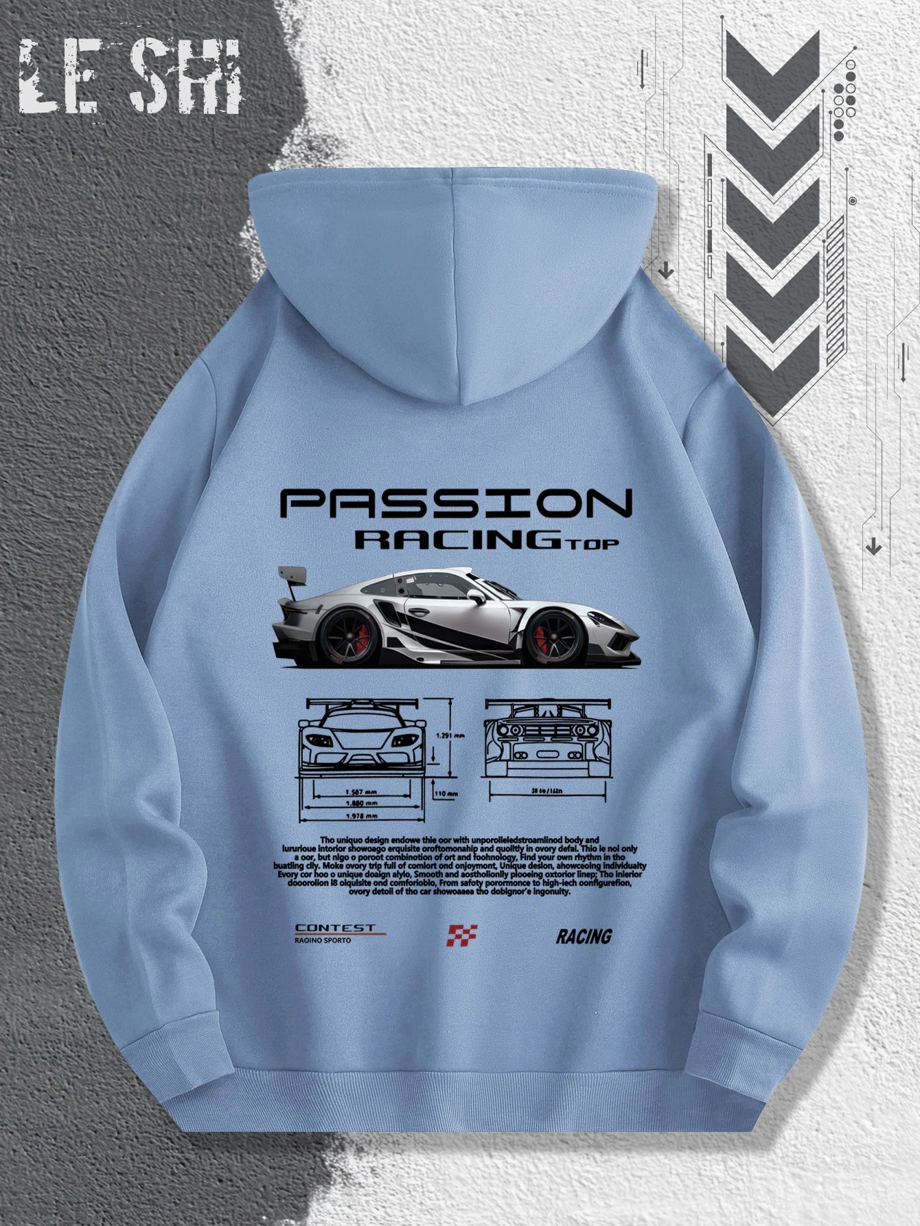 Racing Graphic Hoodie