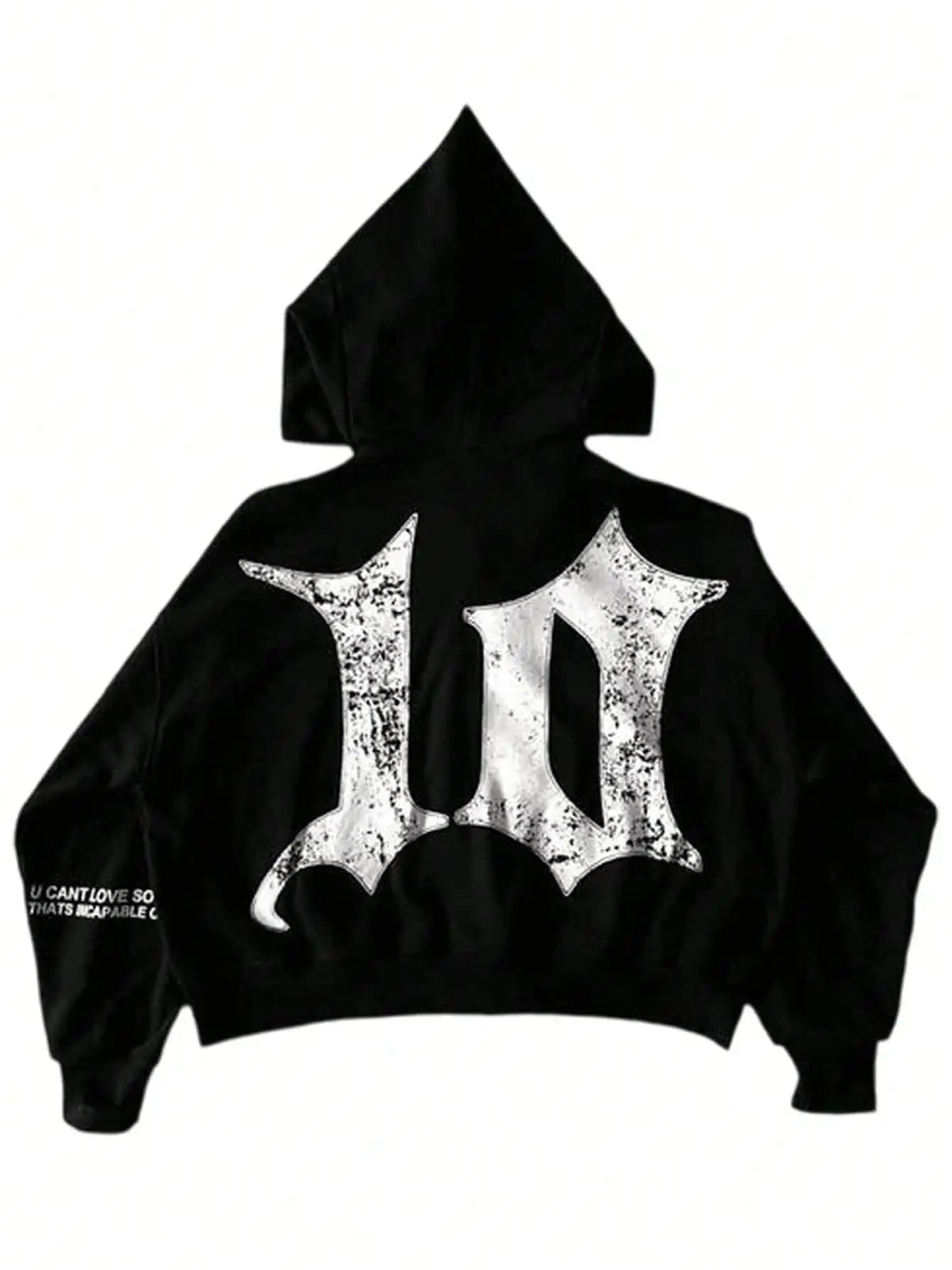 Zip Graphic Hoodie