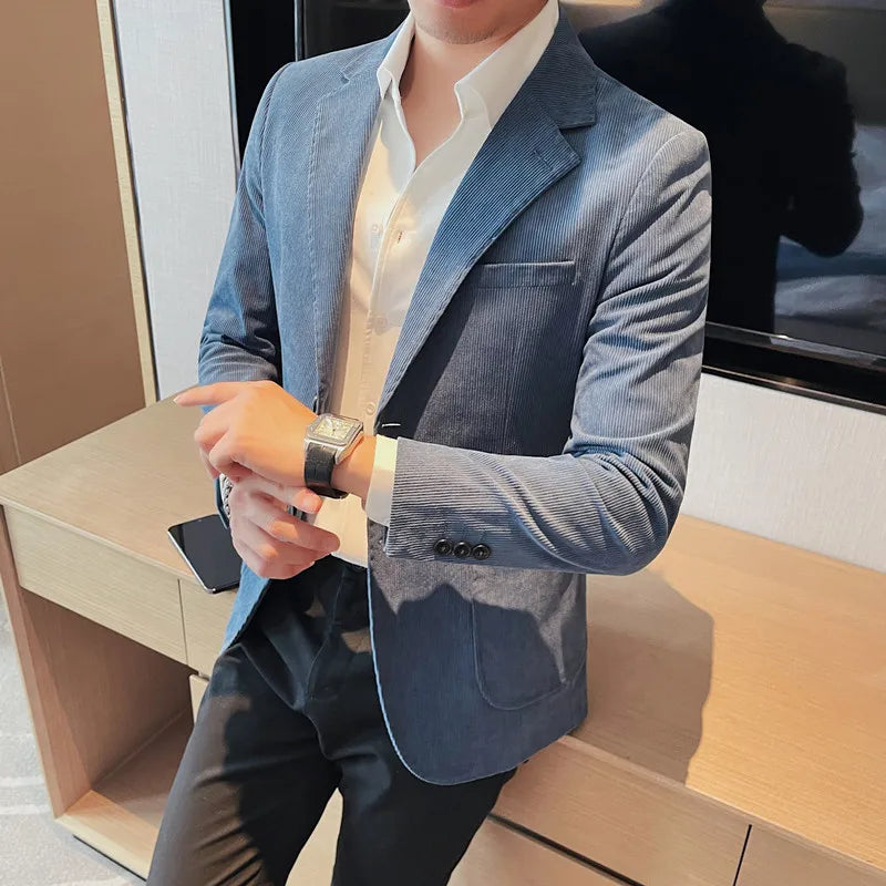 Men's Slim Corduroy Blazer