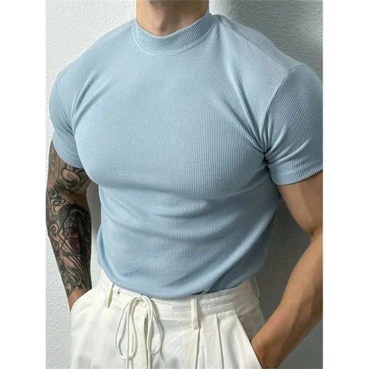 Elastic Stripe Men’s T-Shirt