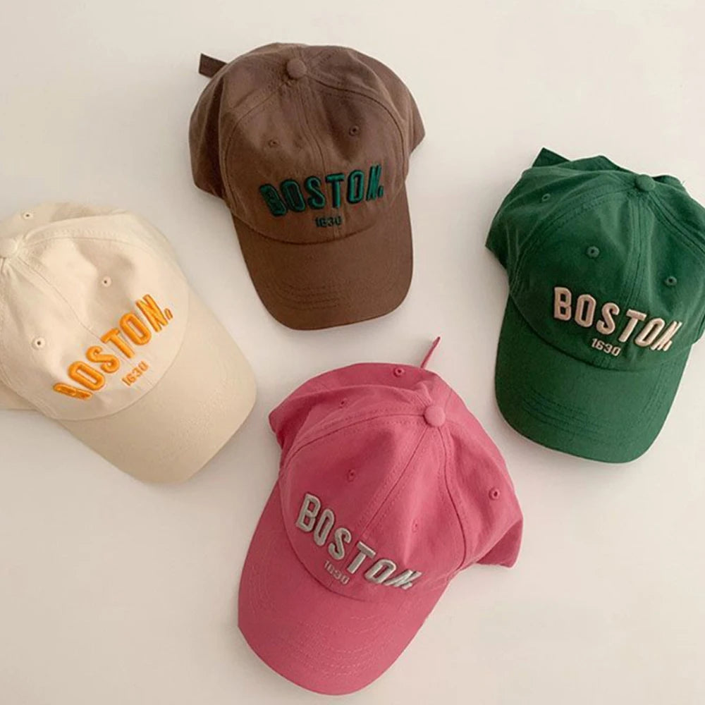 Kids Letter Baseball Cap