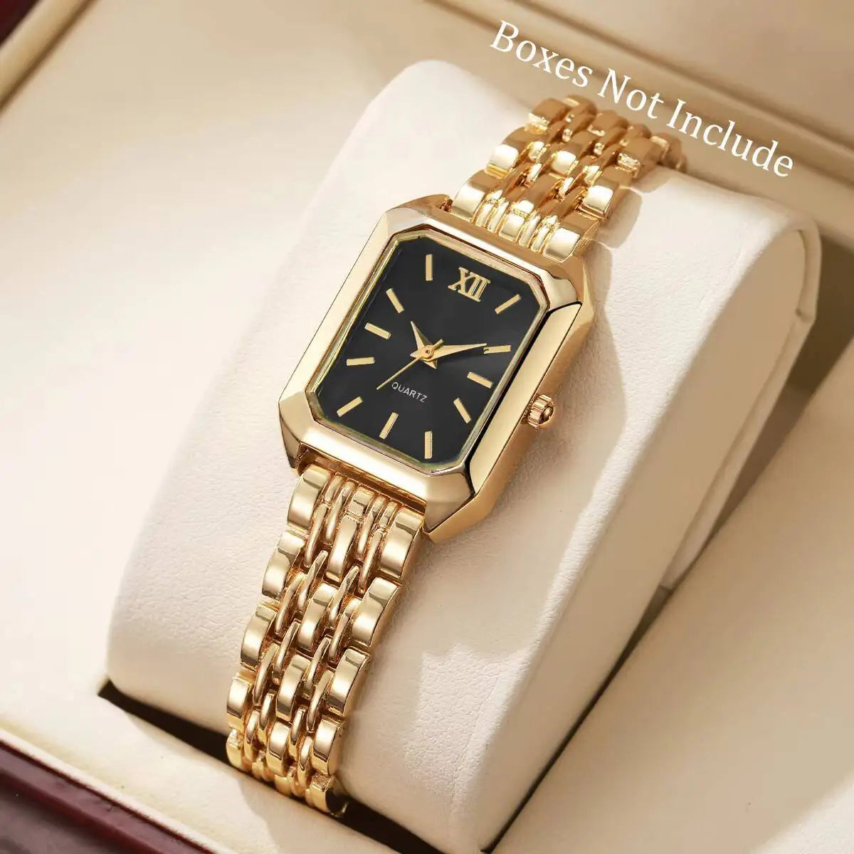 Elegant Rectangle Women’s Quartz Watch