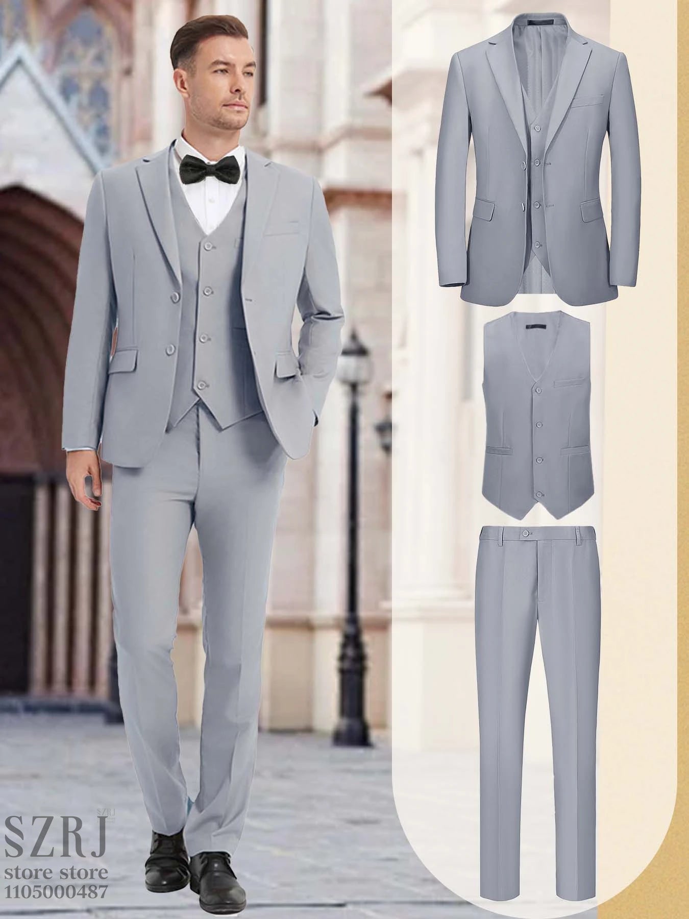 Two Button Suit Set