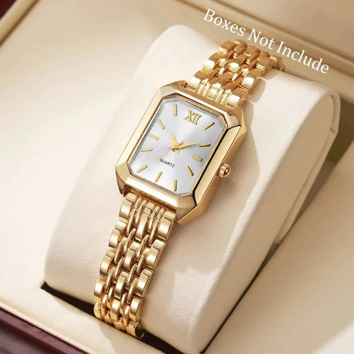 Elegant Rectangle Women’s Quartz Watch