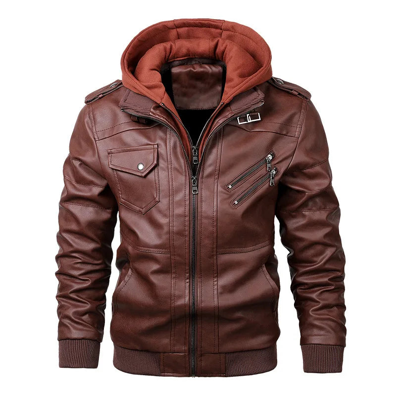 Men’s PU Biker Jacket