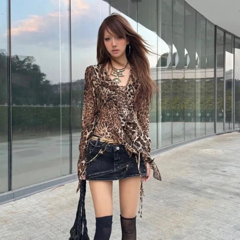 Leopard Print Blouse