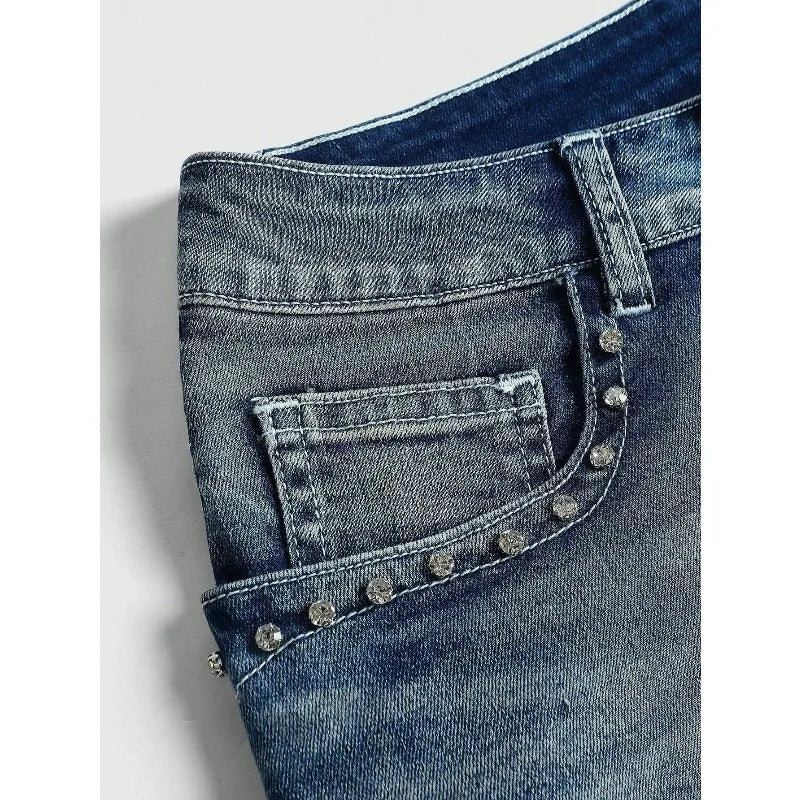 Women's High Waist Denim shorts