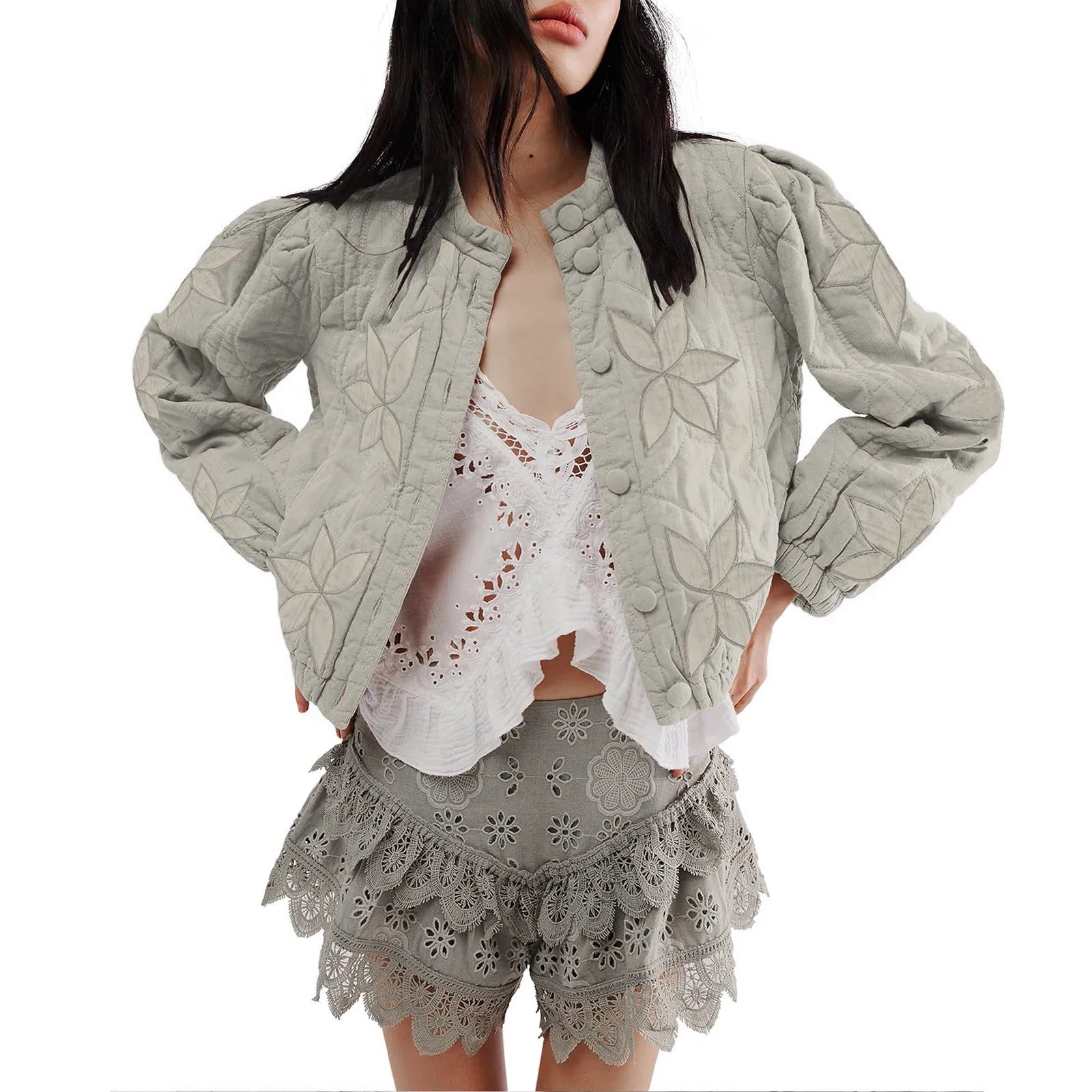 Printed Oversized Jacket