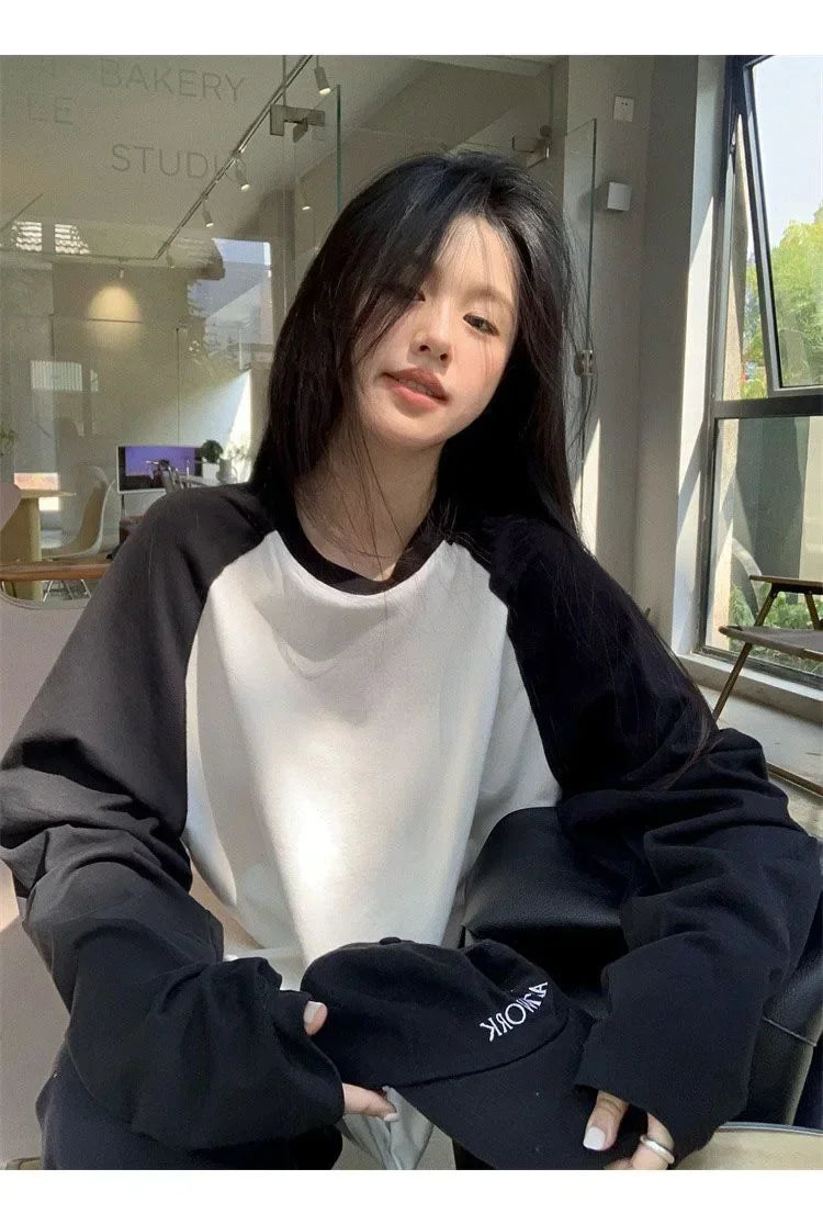 Patchwork Long Sleeve Tee