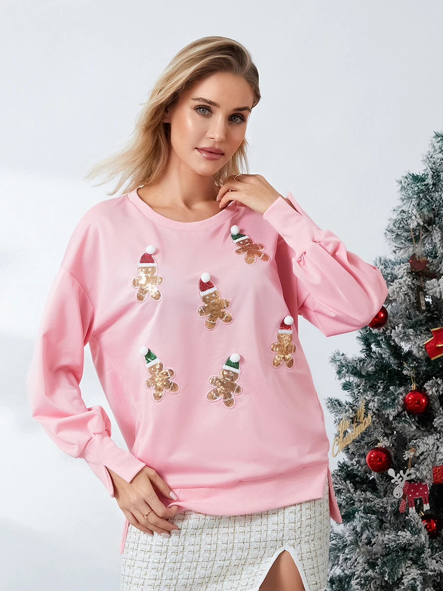 Santa Sequins Sweatshirt