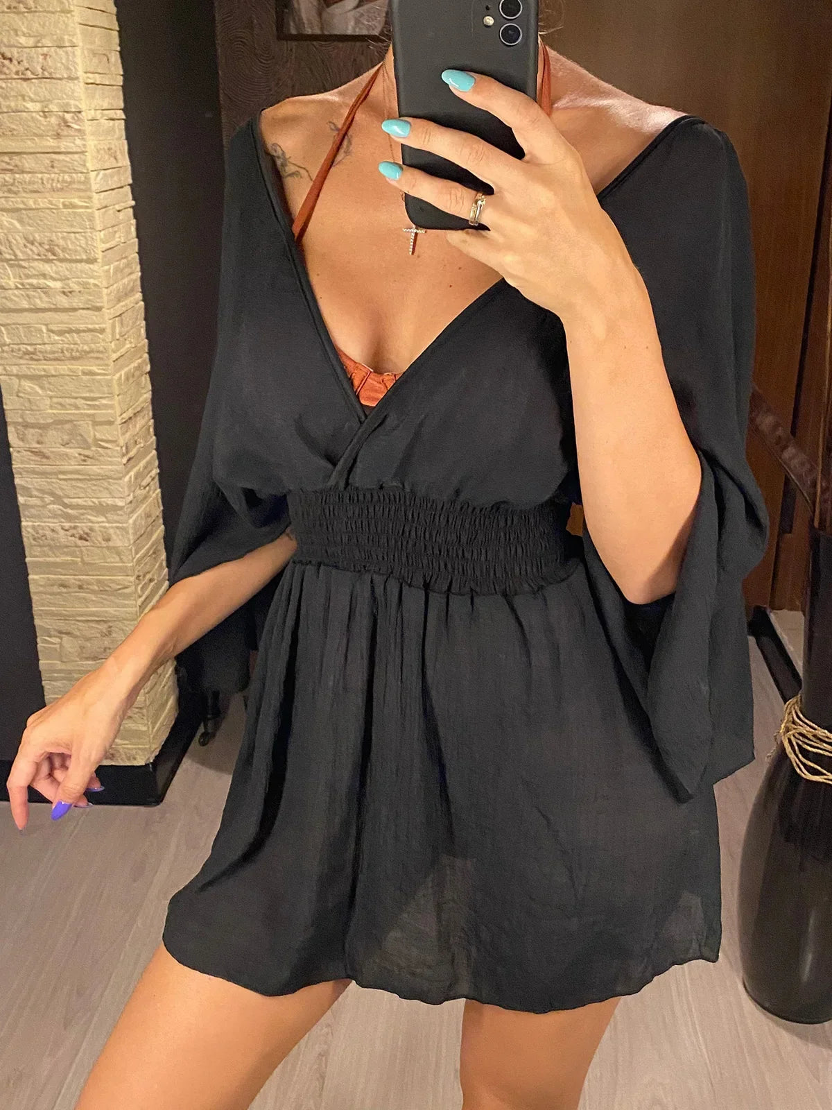 Backless Beach Cover-Up