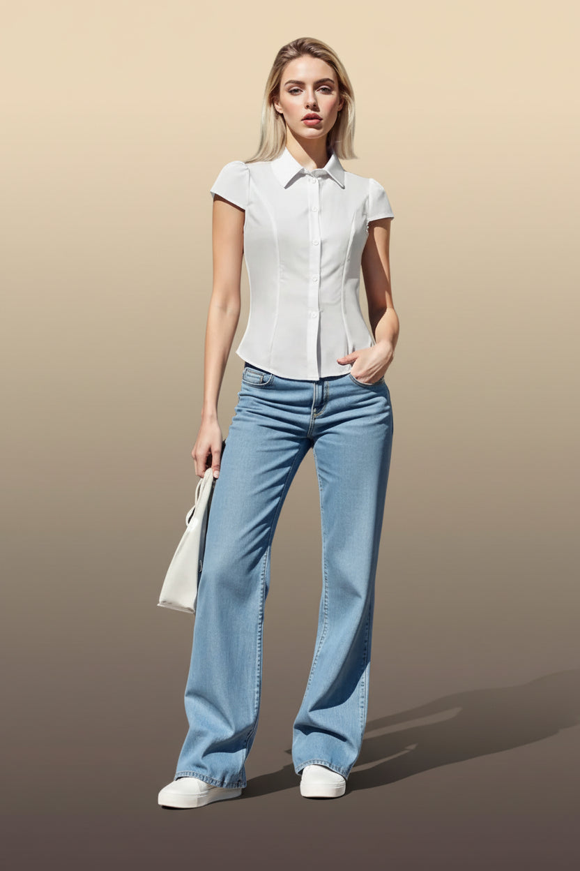Women's Fit Button Down Shirt