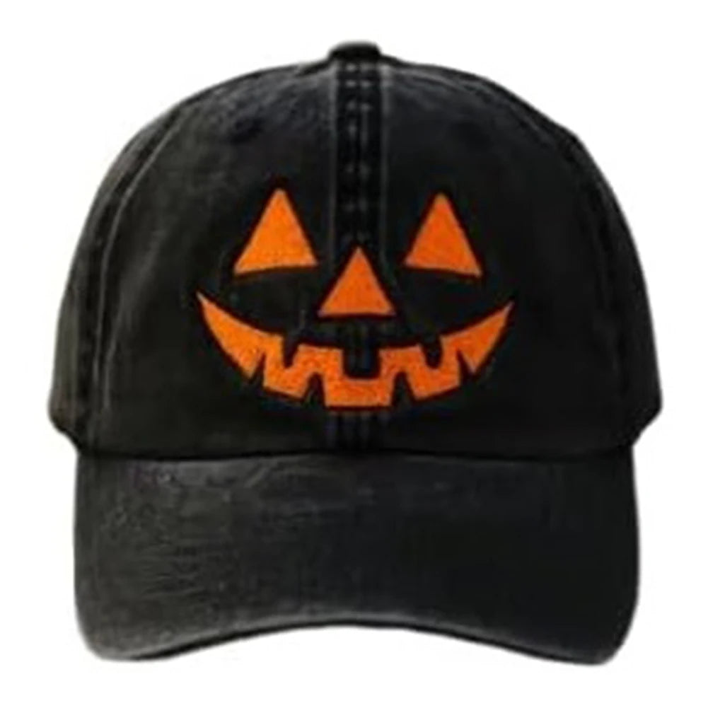 Pumpkin Embroidery Cap