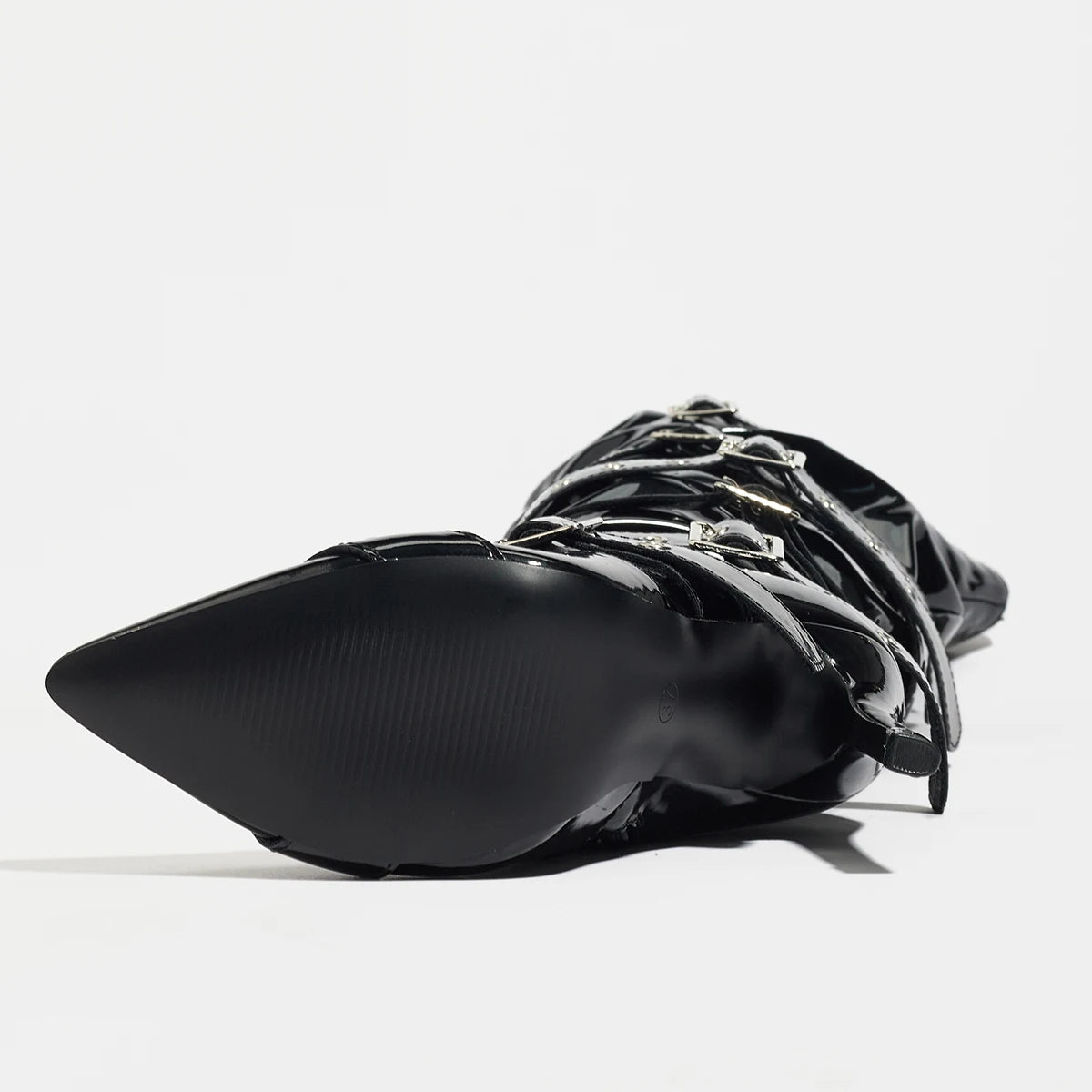 Pointed Toe OTK Heels