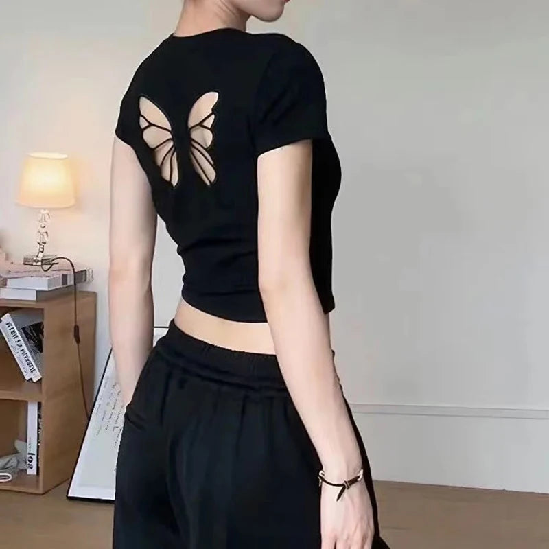 Women’s Butterfly Crop Top