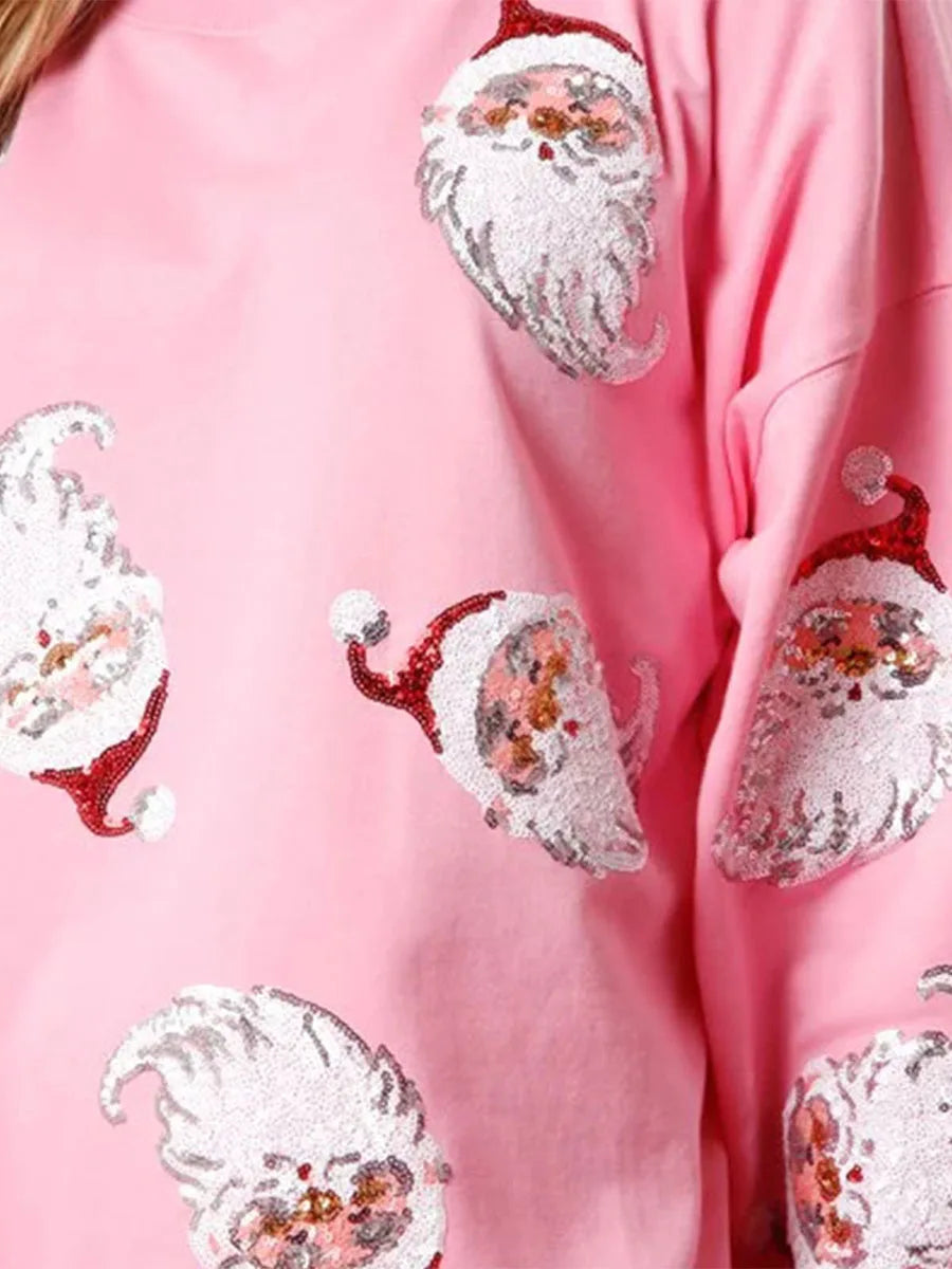 Santa Sequins Sweatshirt