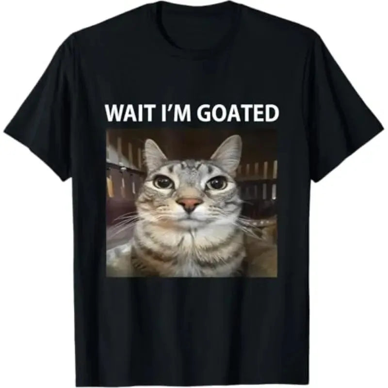 Goated Silly Cat Meme T-Shirt