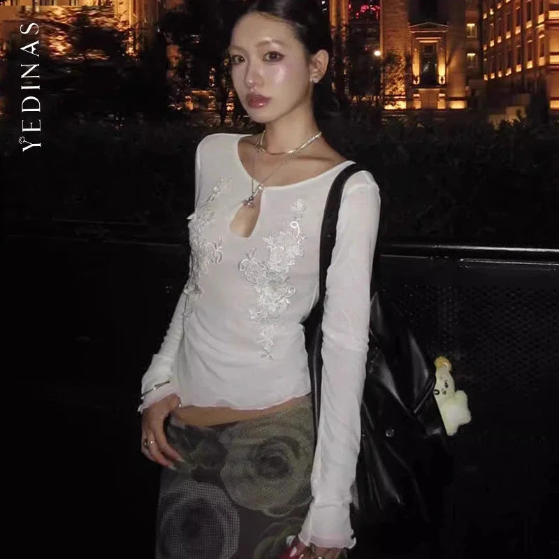 Slim Mesh Graphic Tee