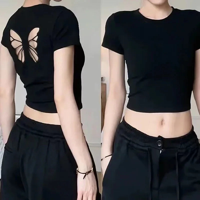 Women’s Butterfly Crop Top