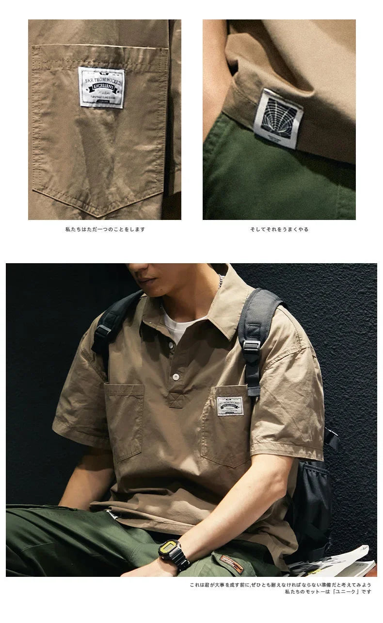 Men's Summer Pocket Shirt