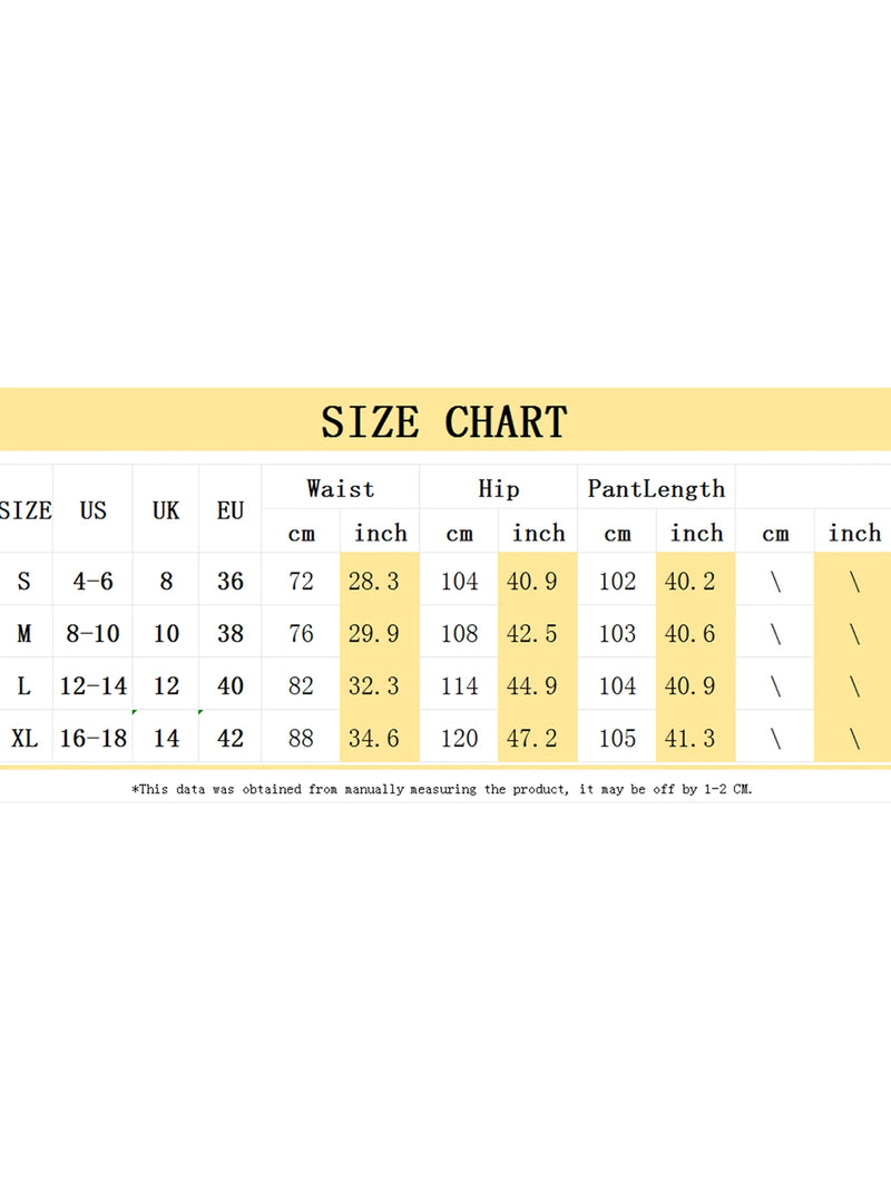 Size guide for Women Rhinestone High Waist Jeans