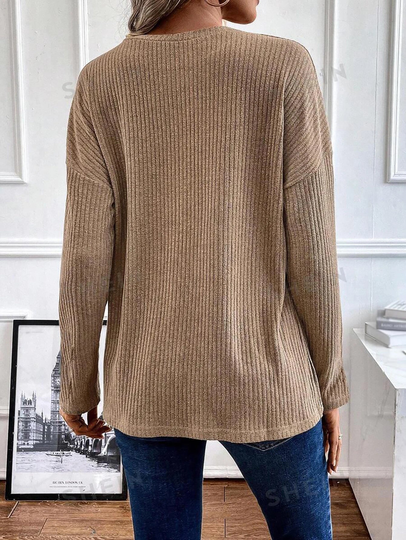 Neck Knitted Top